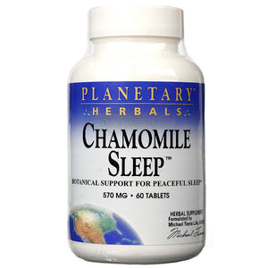 Planetary Herbals, Chamomile Sleep™ 570 mg, 60 Tablets - 021078103691 | Hilife Vitamins