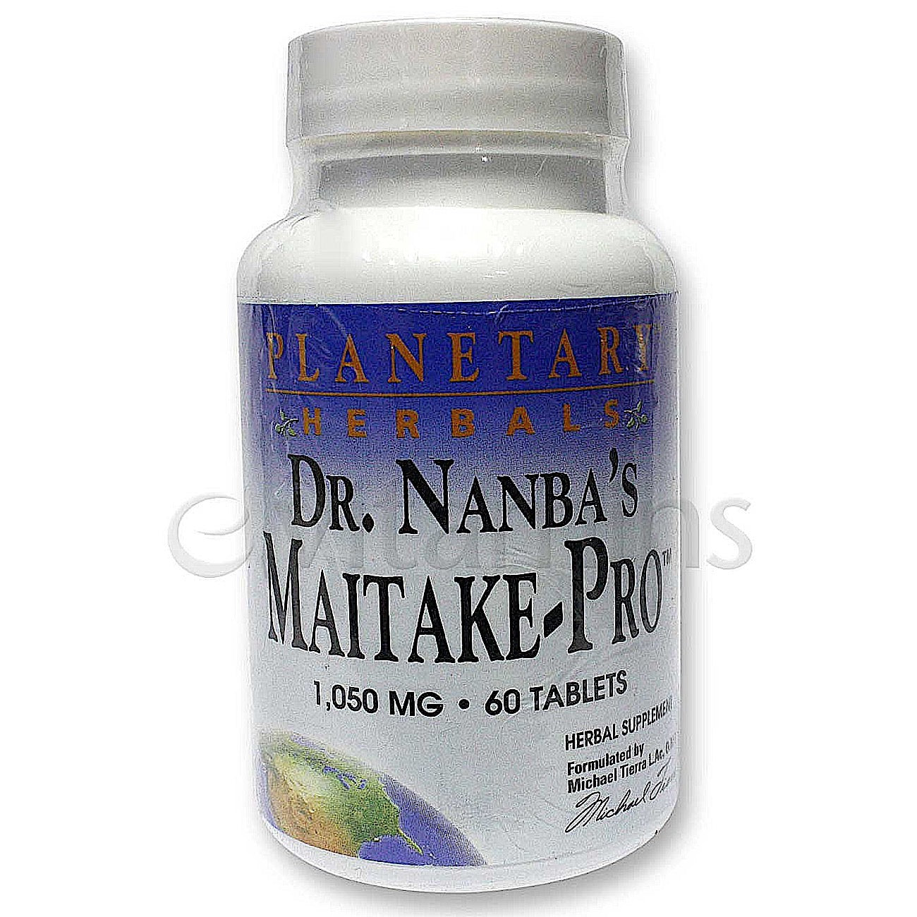 Planetary Herbals, Maitake-Pro™, Dr. Nanba's 1050 mg, 60 Tablets UPC 021078104865 | HiLife Vitamins