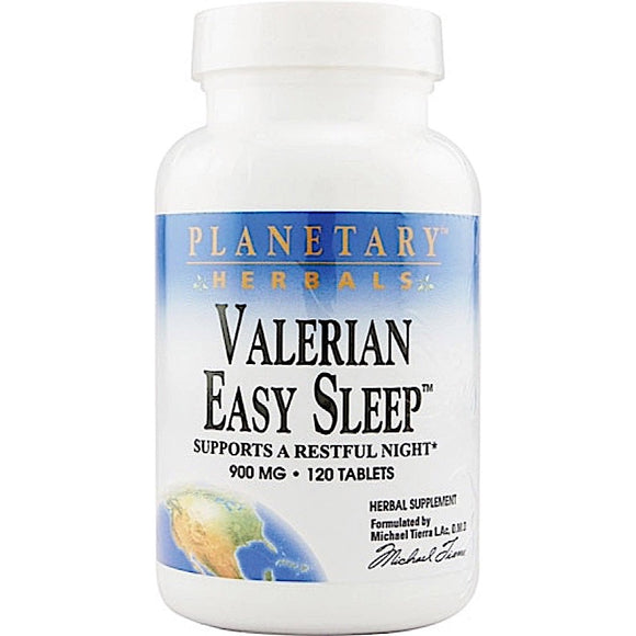 Planetary Herbals, Valerian Easy Sleep 900 mg, 120 Tablets - 021078101222 | Hilife Vitamins