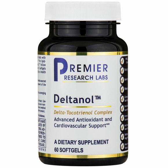 Premier Research Labs, Deltanol, 60 Softgels - 807735001643 | Hilife Vitamins