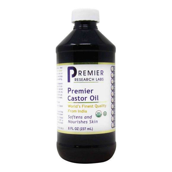Premier Research Labs, Premier Castor Oil, 8 F Oz - 807735015053 | Hilife Vitamins