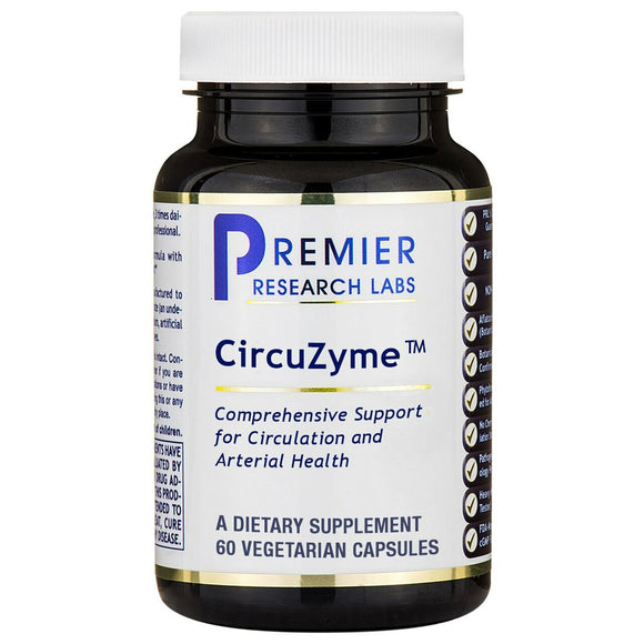 Premier Research Labs, CircuZyme, 60 Vegetarian Capsules - 807735020941 | Hilife Vitamins