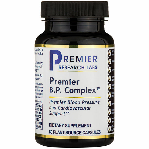 Premier Research Labs, Premier B.P. Complex, 60 Vegetarian Capsules - 807735021856 | Hilife Vitamins