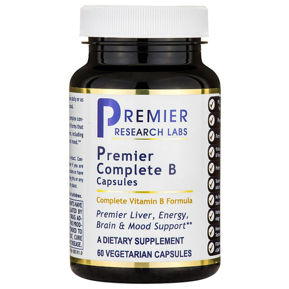 Premier Research Labs, Premier Complete B Capsules, 60 Vegetarian Capsules - 807735022006 | Hilife Vitamins
