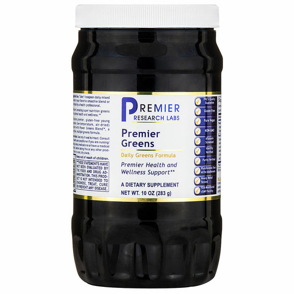 Premier Research Labs, Premier Greens Powder, 10 oz - 807735025854 | Hilife Vitamins