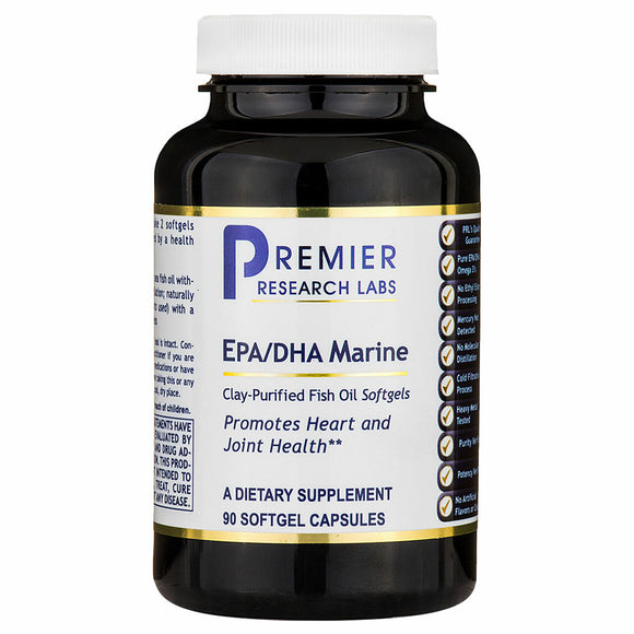Premier Research Labs, EPA/DHA Marine Softgels, 90 softgels - 807735013455 | Hilife Vitamins