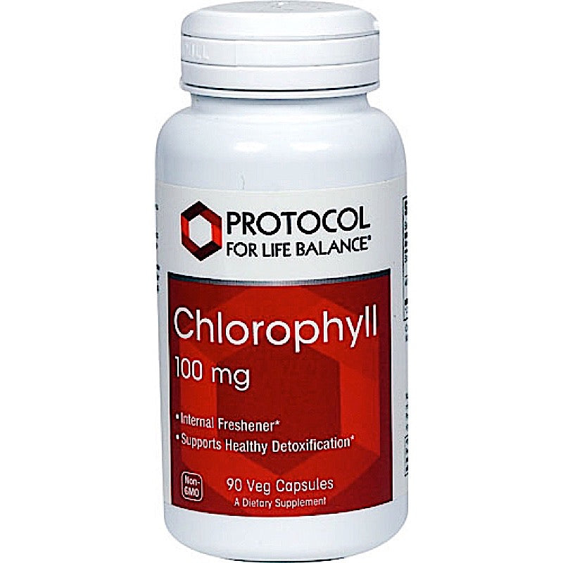 Protocol For Life Balance, Protocol Chlorophyll 100mg Extra Strength, 90 Veg Capsules UPC 707359126459 | HiLife Vitamins