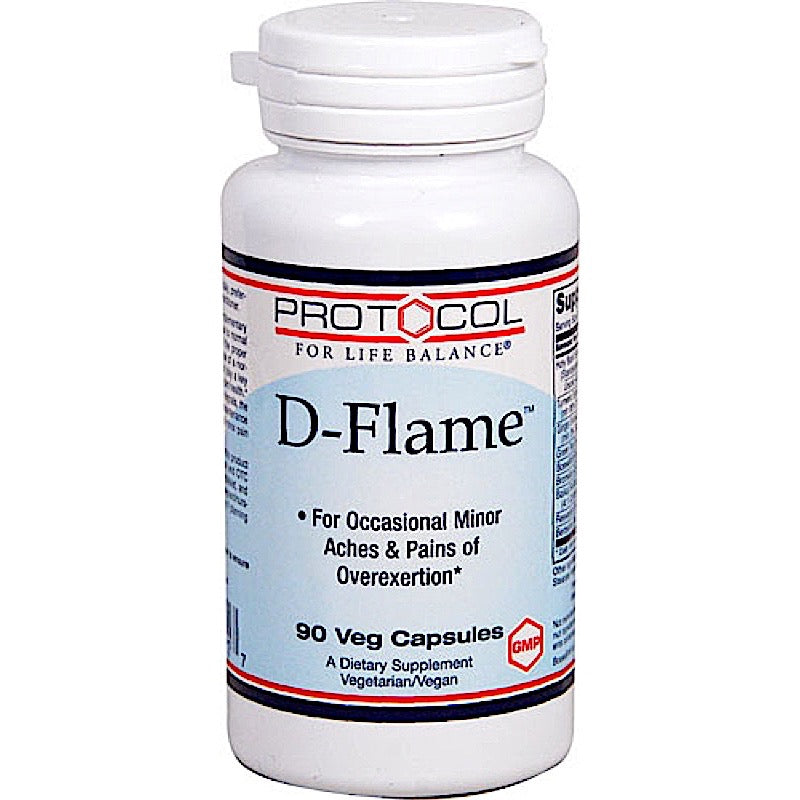 Protocol For Life Balance, D-FLAME, 90 Veg Capsules UPC 707359131217 | HiLife Vitamins
