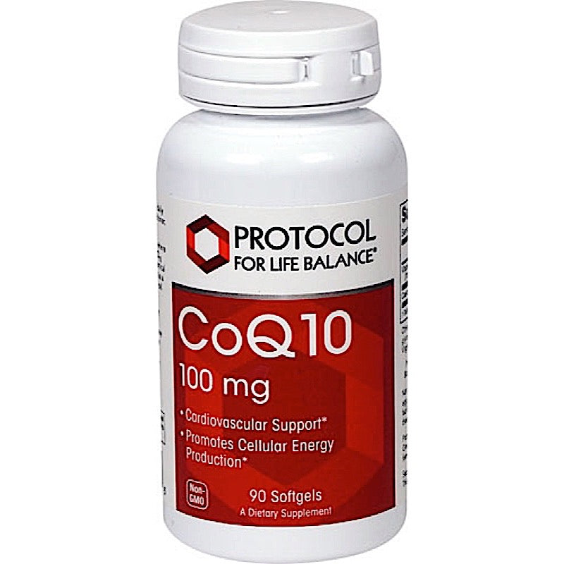 Protocol For Life Balance, CoQ10 100mg, 90 Softgels UPC 707359132085 | HiLife Vitamins
