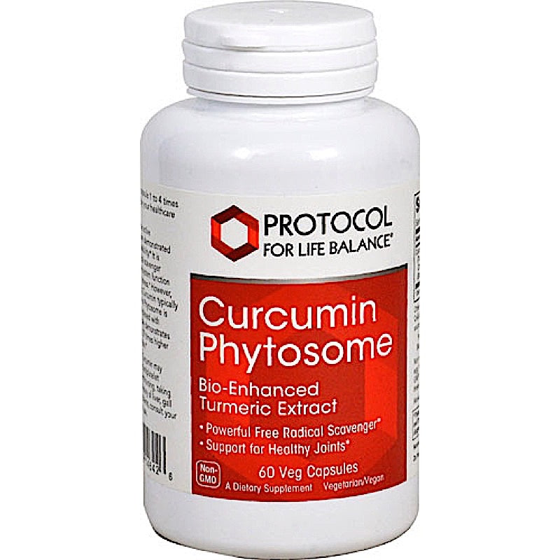 Protocol For Life Balance, Curcumin Phytosome (MERIVA) 500MG, 60 Veg Capsules UPC 707359146426 | HiLife Vitamins