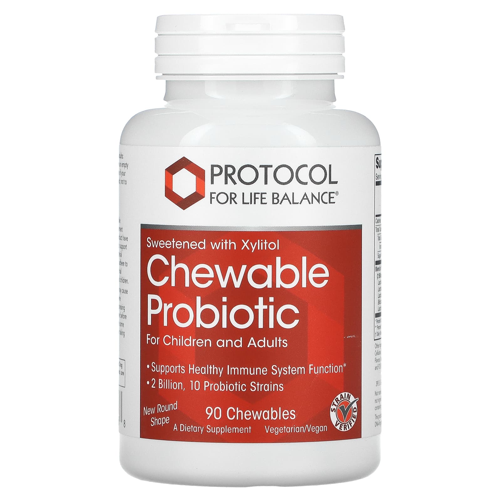Protocol For Life Balance, Chewable Probiotic-4, 90 Chewables UPC 707359129368 | HiLife Vitamins