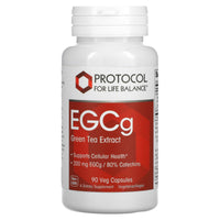 Protocol For Life Balance, EGCG (GREEN TEA EXTRACT), 90 Veg Capsules UPC 707359147041 | HiLife Vitamins