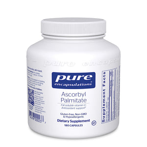 Pure Encapsulations, Ascorbyl Palmitate 500 mg, 180 Capsules - 766298000237 | Hilife Vitamins