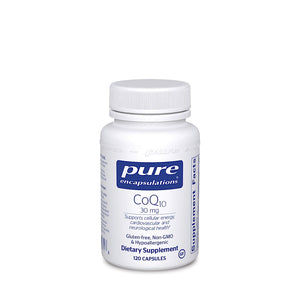 Pure Encapsulations, CoQ10 30 Mg, 120 Capsules - 766298000718 | Hilife Vitamins