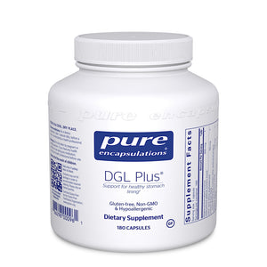 Pure Encapsulations, DGL Plus, 180 Capsules - 766298000961 | Hilife Vitamins