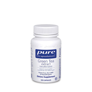 Pure Encapsulations, Green Tea Extract, 60 Capsules - 766298002132 | Hilife Vitamins