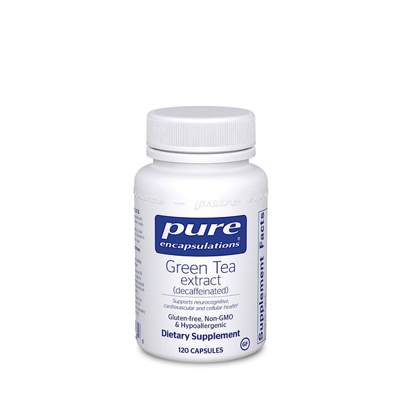 Pure Encapsulations, Green Tea Extract, 60 Capsules - 766298002132 | Hilife Vitamins