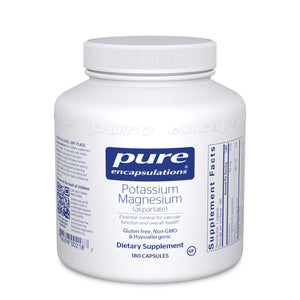 Pure Encapsulations, Potassium Magnesium aspartate, 180 Capsules - 766298002187 | Hilife Vitamins