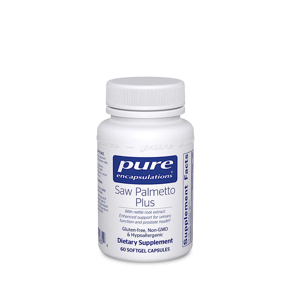Pure Encapsulations, Saw Palmetto Plus, 60 Softgels - 766298002354 | Hilife Vitamins