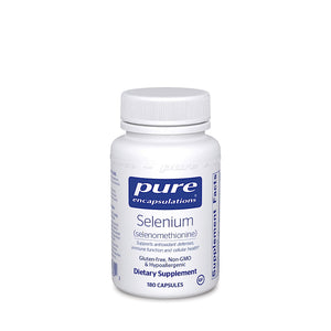 Pure Encapsulations, Selenium (Selenomethionine) 200 mcg, 180 Capsules - 766298002392 | Hilife Vitamins