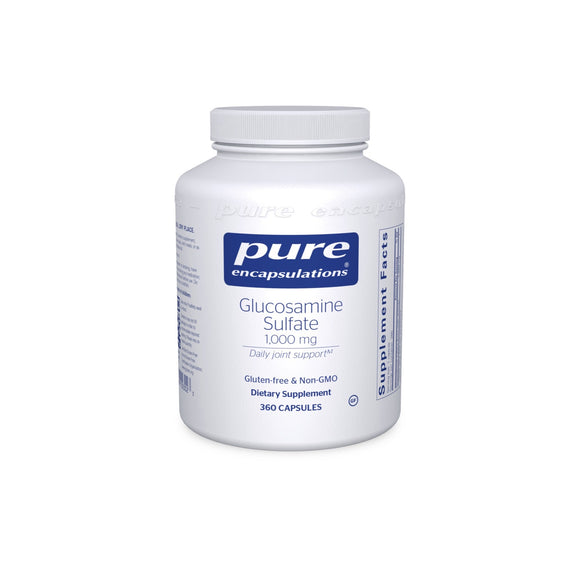 Pure Encapsulations, Glucosamine Sulfate 1,000 Mg, 360 Capsules - 766298003023 | Hilife Vitamins