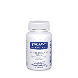 Pure Encapsulations, Alpha Lipoic Acid 200 mg, 60 Capsules - 766298003368 | Hilife Vitamins