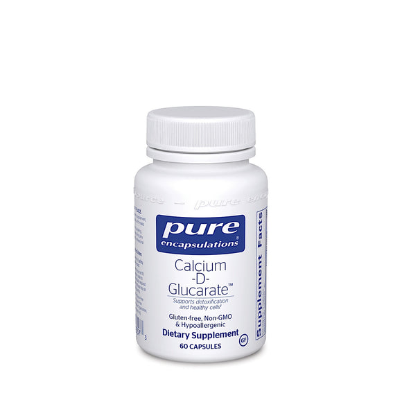 Pure Encapsulations, Calcium-D-Glucarate 500 mg, 60 Capsules - 766298003573 | Hilife Vitamins