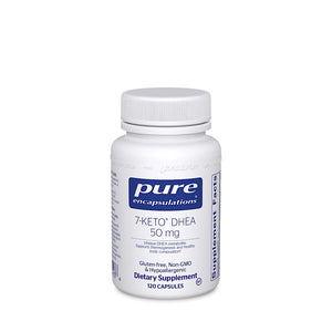 Pure Encapsulations, 7- Keto DHEA 50 Mg, 120 Capsules - 766298004136 | Hilife Vitamins