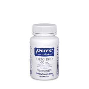 Pure Encapsulations, 7-Keto DHEA 100 mg, 120 Capsules - 766298004464 | Hilife Vitamins