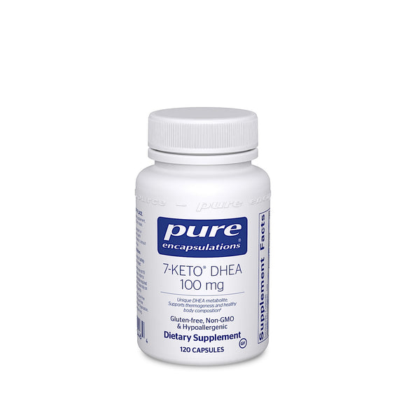 Pure Encapsulations, 7-Keto DHEA 100 mg, 120 Capsules - 766298004464 | Hilife Vitamins