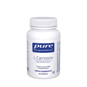 Pure Encapsulations, L- Carnosine 500 mg, 60 Capsules - 766298005256 | Hilife Vitamins
