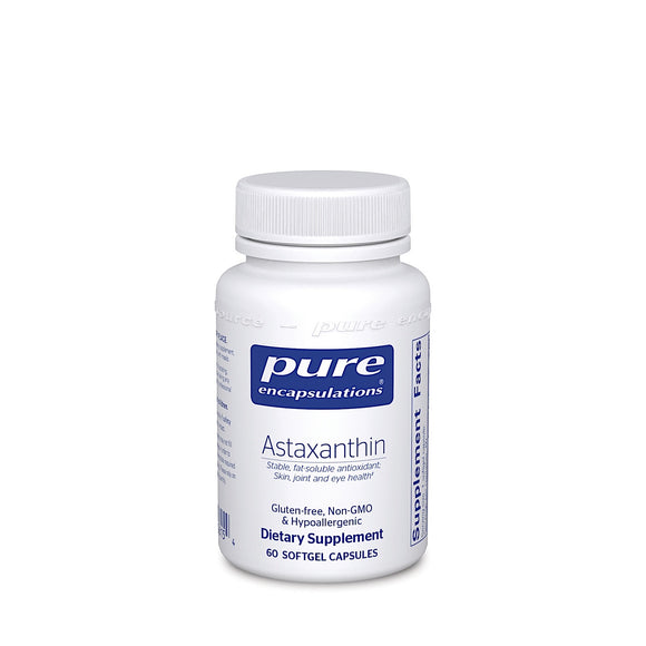 Pure Encapsulations, Astaxanthin, 60 Softgels - 766298006154 | Hilife Vitamins