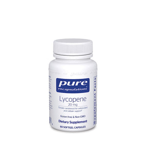 Pure Encapsulations, Lycopene 20 Mg, 60 Softgels - 766298007618 | Hilife Vitamins