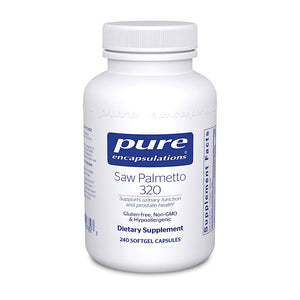Pure Encapsulations, Saw Palmetto 320, 240 Softgels - 766298007823 | Hilife Vitamins