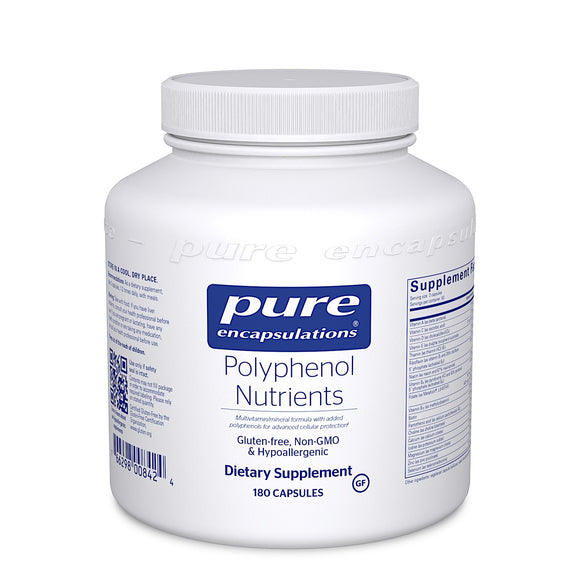Pure Encapsulations, Polyphenol Nutrients, 180 Capsules - 766298008424 | Hilife Vitamins