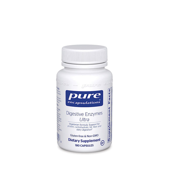 Pure Encapsulations, Digestive Enzymes Ultra, 180 Capsules - 766298009728 | Hilife Vitamins
