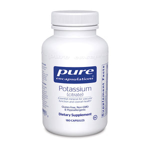 Pure Encapsulations, Potassium Citrate, 180 Capsules - 766298011158 | Hilife Vitamins