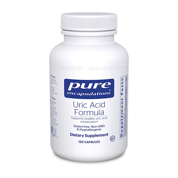 Pure Encapsulations, Uric Acid Formula, 120 Capsules - 766298011677 | Hilife Vitamins