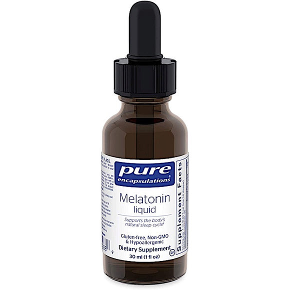 Pure Encapsulations, Melatonin Liquid, 1 Oz - 766298012889 | Hilife Vitamins