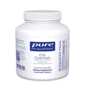 Pure Encapsulations, EFA Essentials, 120 Softgels - 766298013442 | Hilife Vitamins