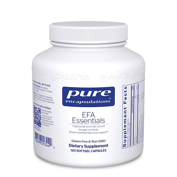 Pure Encapsulations, EFA Essentials, 120 Softgels - 766298013442 | Hilife Vitamins