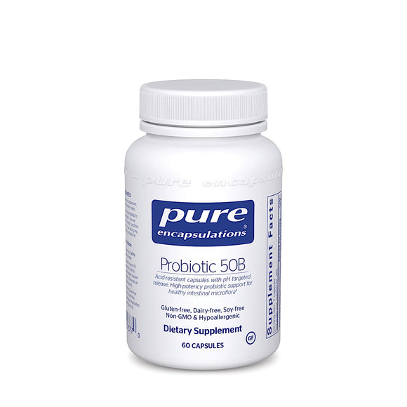 Pure Encapsulations, Probiotic 50 Billion, 60 Capsules - 766298013770 | Hilife Vitamins