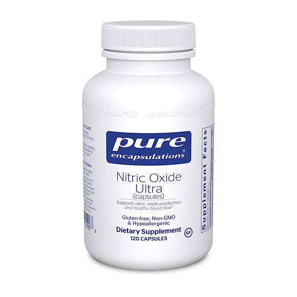 Pure Encapsulations, Nitric Oxide Ultra, 120 Capsules - 766298015903 | Hilife Vitamins