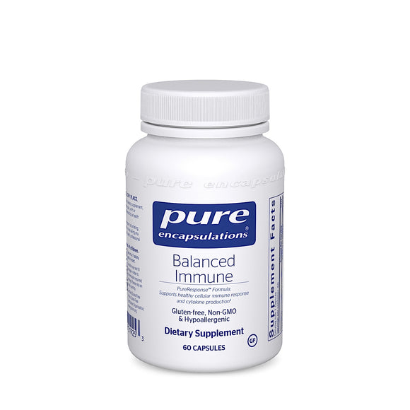 Pure Encapsulations, Balanced Immune, 60 Capsules - 766298019253 | Hilife Vitamins