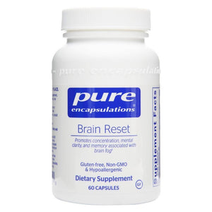 Pure Encapsulations, Brain Reset, 60 Capsules - 766298023458 | Hilife Vitamins