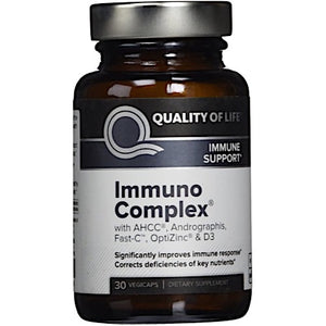 Quality Of Life, Immuno Complex, 30 VegiCaps - 812259003028 | Hilife Vitamins