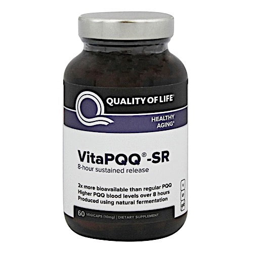 Quality Of Life, Vita Pqq Sr 10 mg, 60 VegiCaps UPC 812259003509 | HiLife Vitamins
