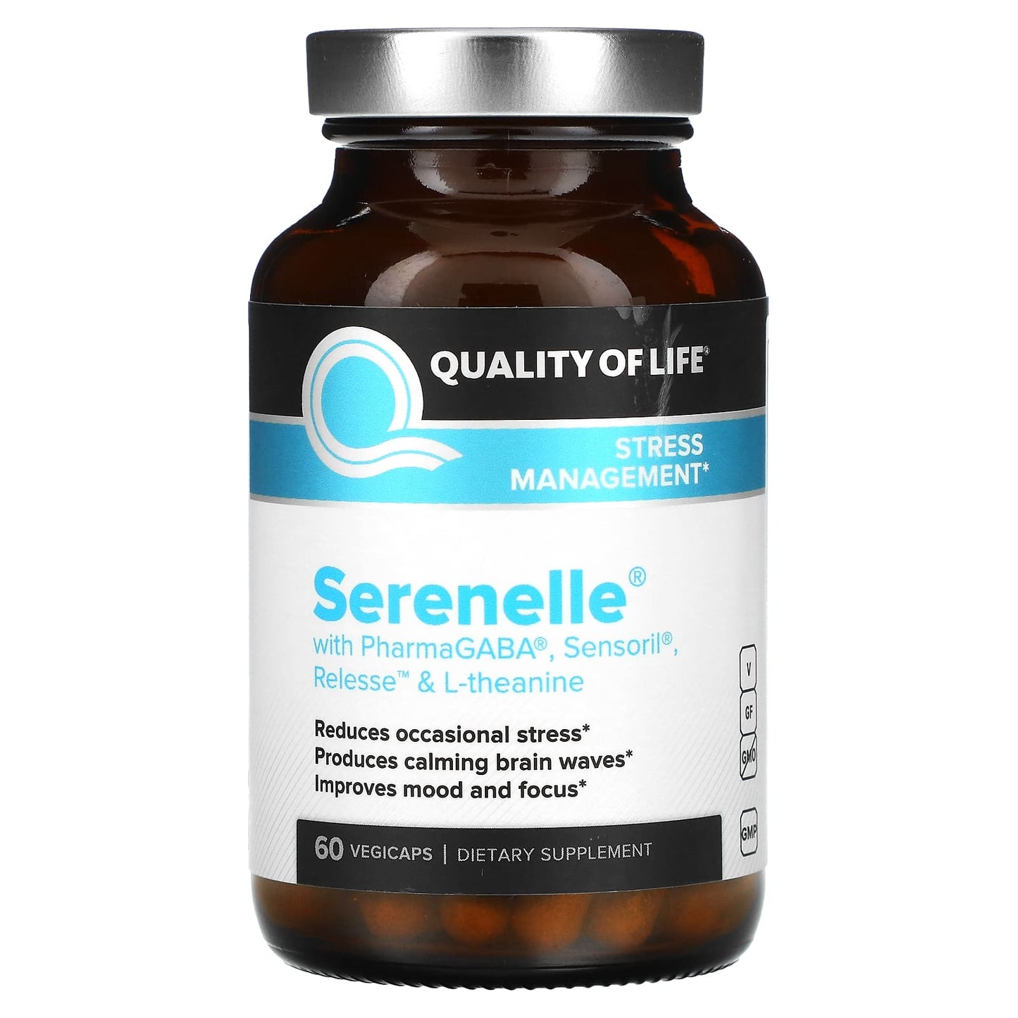 Quality Of Life, Serenelle, 60 Vegetarian Capsules - 812259003189 | Hilife Vitamins