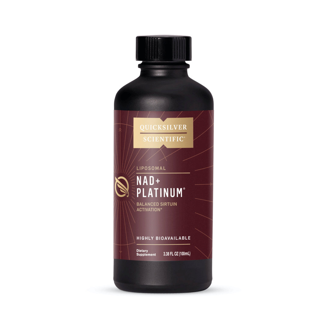 Quicksilver Scientific, NAD+ Platinum, 3.38 fl oz UPC 644216048007 | HiLife Vitamins