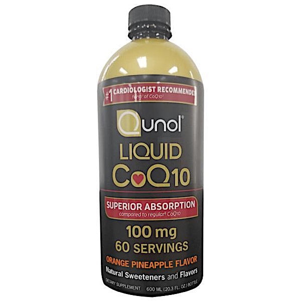 Qunol, Coq10 100 mg Orange / Pineapple, 20.3 Oz UPC 898440001141 | HiLife Vitamins